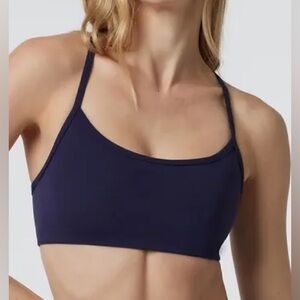 NWOT Vuori AllTheFeels™ Sports Bra in Jet Navy Blue Small